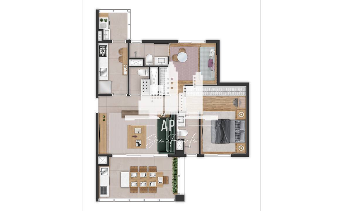 Apartamento à venda com 2 quartos, 73m² - Foto 29