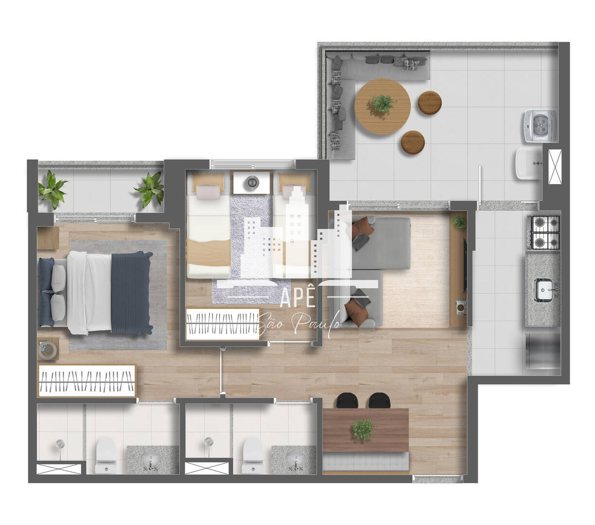 Apartamento à venda com 2 quartos, 57m² - Foto 16