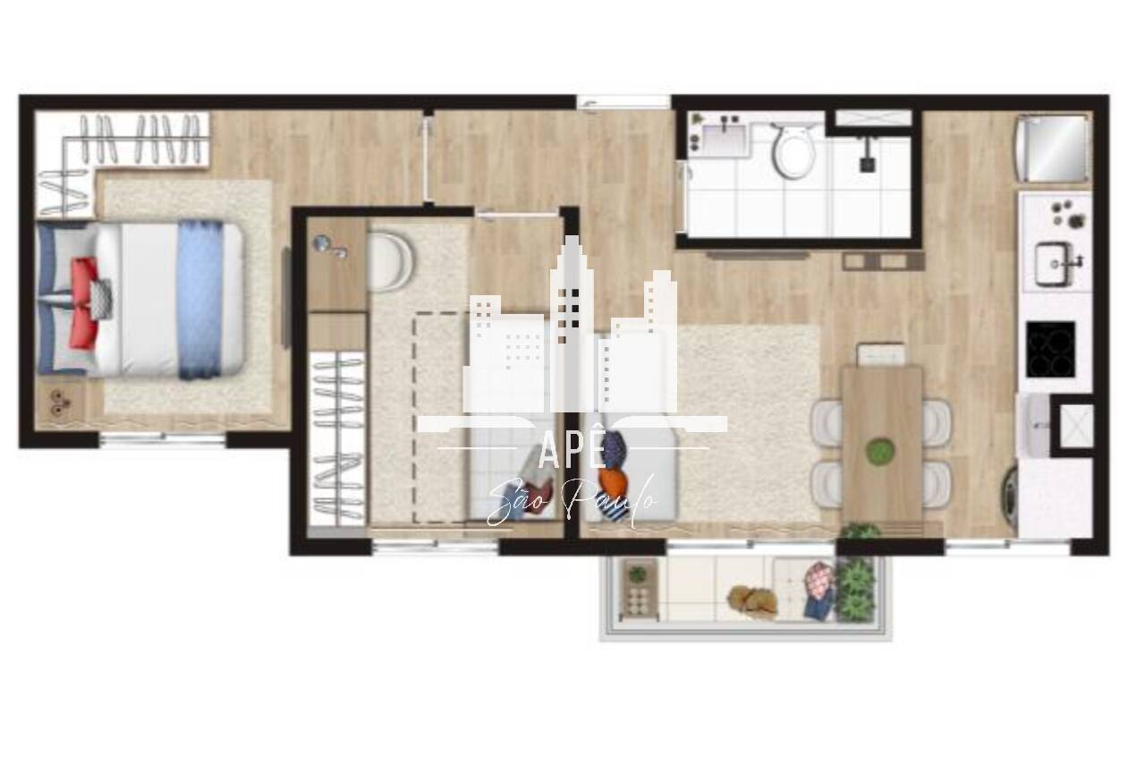 Apartamento à venda com 2 quartos, 42m² - Foto 17