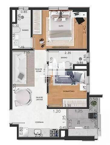 Apartamento à venda com 2 quartos, 41m² - Foto 15